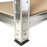 Set di 2 ripiani in metallo zincato Nyana Home 875 kg 5 ripiani 180x90x40 cm