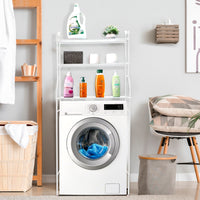 Mensola Multiuso su Lavatrice 3 Altezze Bianco Nyana Home