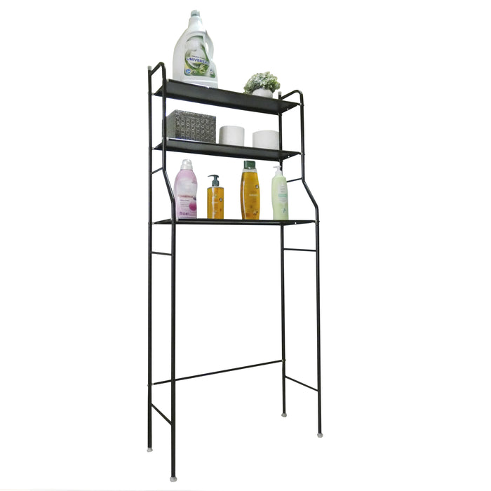 Mensola Multiuso su Lavatrice 3 Altezze Nero Nyana Home