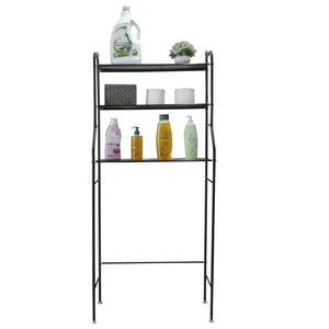 Mensola Multiuso su Lavatrice 3 Altezze Nero Nyana Home