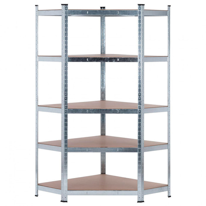 Scaffale ad angolo in metallo zincato 875 kg 5 ripiani Nyana Home