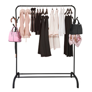 Stender Appendiabiti in Metallo 6 Grucce 150x110x40 Nero Nyana Home