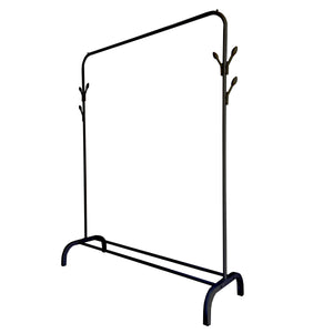 Stender Appendiabiti in Metallo 6 Grucce 150x110x40 Nero Nyana Home