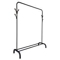 Stender Appendiabiti in Metallo 6 Grucce 150x110x40 Nero Nyana Home