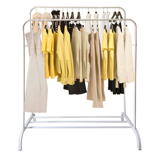 Stender Appendiabiti Doppio in Metallo Bianco 150x110x 54 Nyana Home