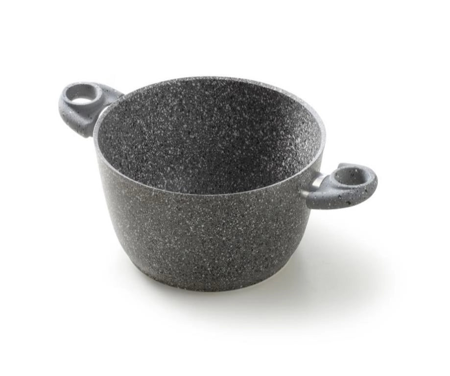 Pentola Antiaderente Cuore di Pietra 20 cm Accademia Mugnano