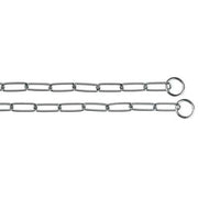 COLLARE A STRANGOLO - ACCIAIO NICHELATO CM 60- 3 pezzi