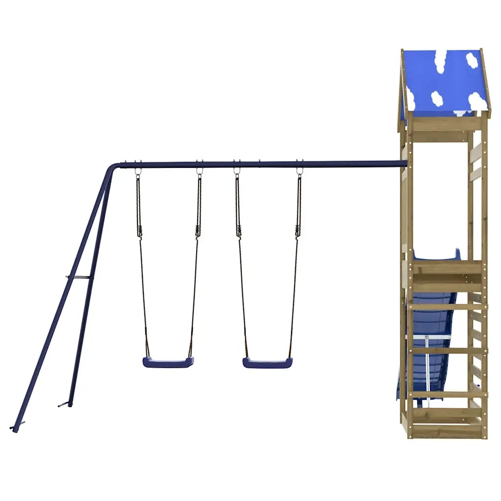 Set da Gioco da Esterno in Legno di Pino Impregnato 3279060