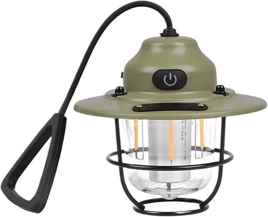 Lanterna da campeggio a LED, 4 impostazioni di luce, lampada da tenda ricaricabile, impermeabile e robusta torcia di emergenza, adatta per giardinaggio, pesca e escursioni.