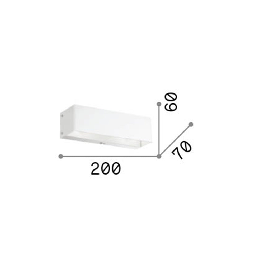 Applique Moderna Flash Metallo Bianco 2 Luci G9 3W 3000K Luce Calda