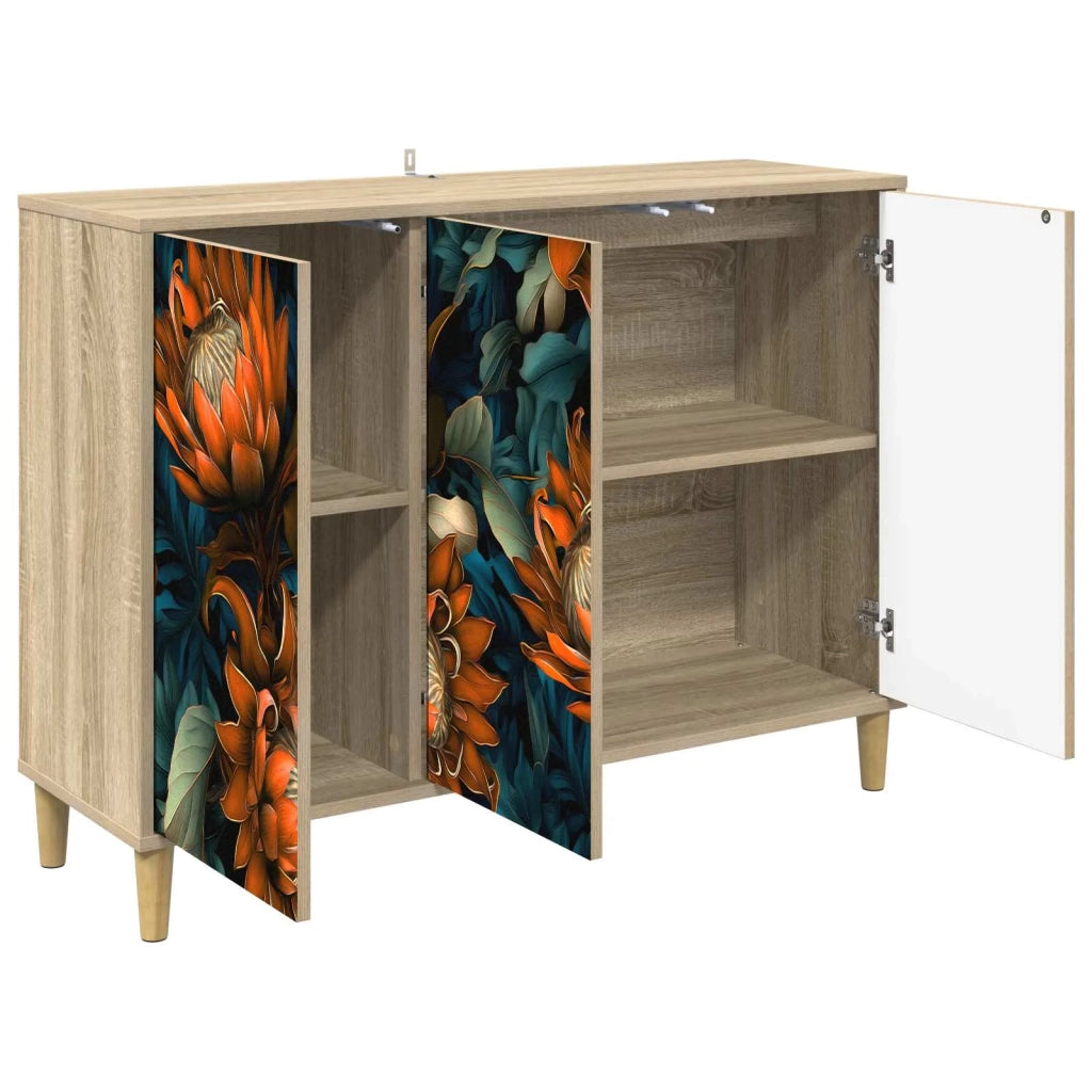 Credenza LOCHEM Sonoma 102 x 33 x 75 cm Legno ingegnerizzato 8006950