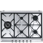 Piano Cottura A Gas Smeg Contemporanea 5 Fuochi Srv575Gh5 (L68,5xP50) Inox