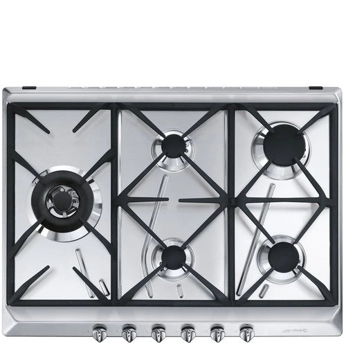 Piano Cottura A Gas Smeg Contemporanea 5 Fuochi Srv575Gh5 (L68,5xP50) Inox