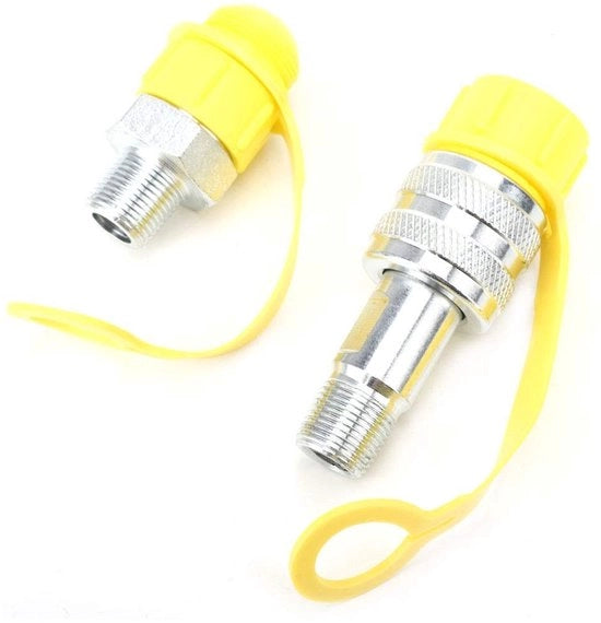 Connettore Idraulico a Coppia Rapida in Acciaio Inox - Funzione di Blocco di Sicurezza - Diametro del Cavo Zg3/8 - Pressione 70 MPa - Duraturo