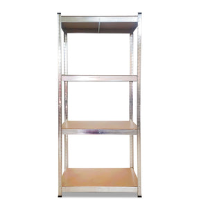 Scaffale in metallo zincato 700kg 4 ripiani 160x80x40cm Nyana Home