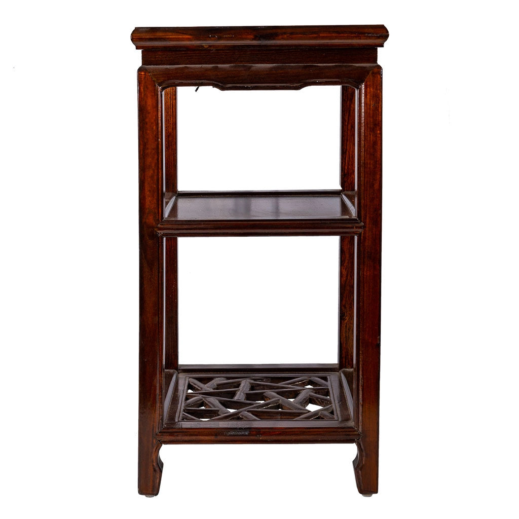 Set tavolo e 2 sedie in legno color caffè 40x40x75/55x45x95