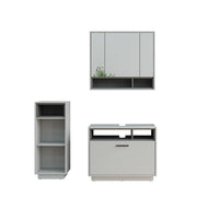 Vicco Set di mobili da bagno Grigio/antracite Set 2