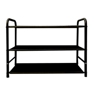 Scarpiera metallica 12 paia Nero Nyana Home