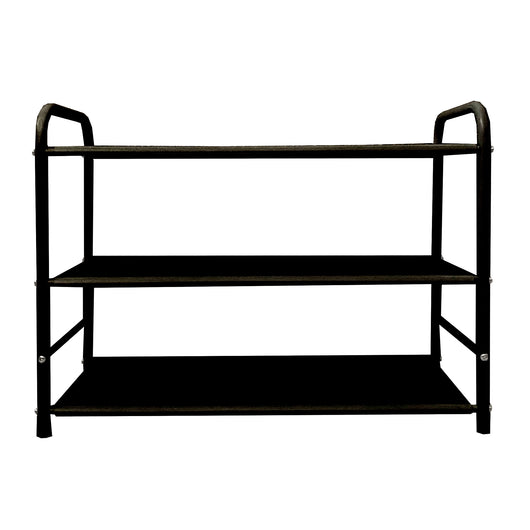 Scarpiera metallica 12 paia Nero Nyana Home