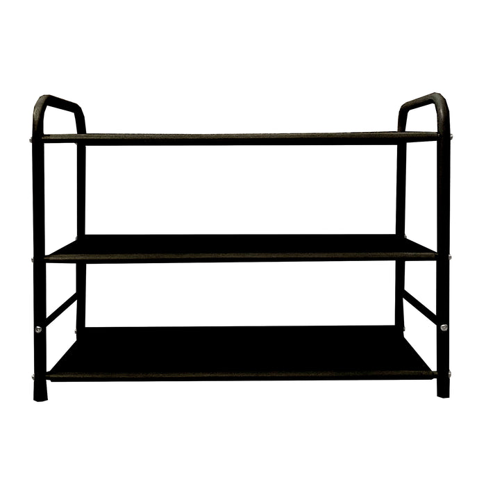 Scarpiera metallica 12 paia Nero Nyana Home