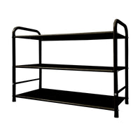 Scarpiera metallica 12 paia Nero Nyana Home