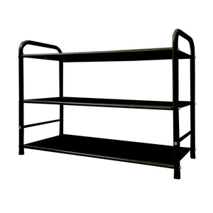 Scarpiera metallica 12 paia Nero Nyana Home