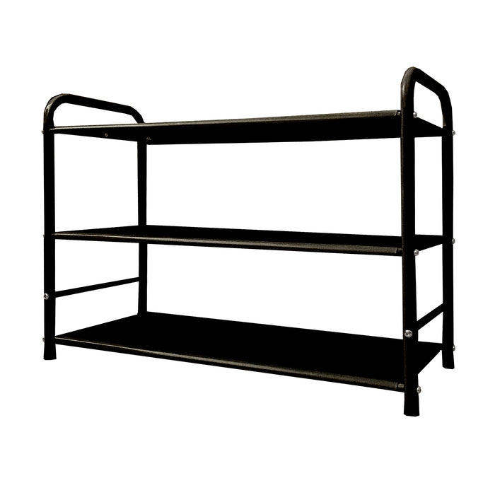 Scarpiera metallica 12 paia Nero Nyana Home