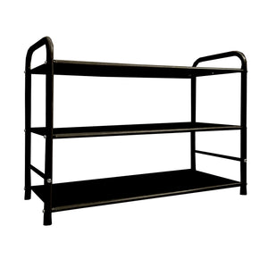 Scarpiera metallica 12 paia Nero Nyana Home