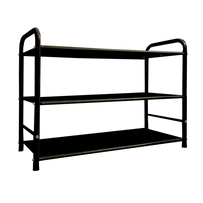 Scarpiera metallica 12 paia Nero Nyana Home