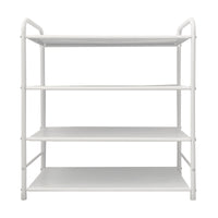 Scarpiera metallica 16 paia Bianco Nyana Home