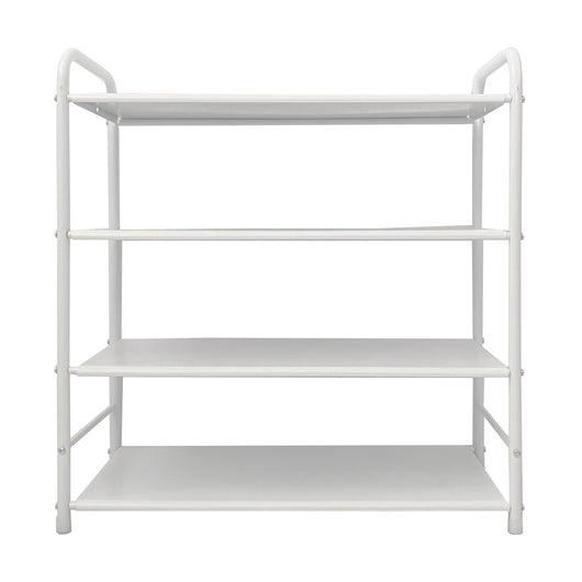 Scarpiera metallica 16 paia Bianco Nyana Home