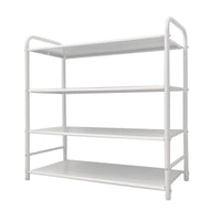 Scarpiera metallica 16 paia Bianco Nyana Home