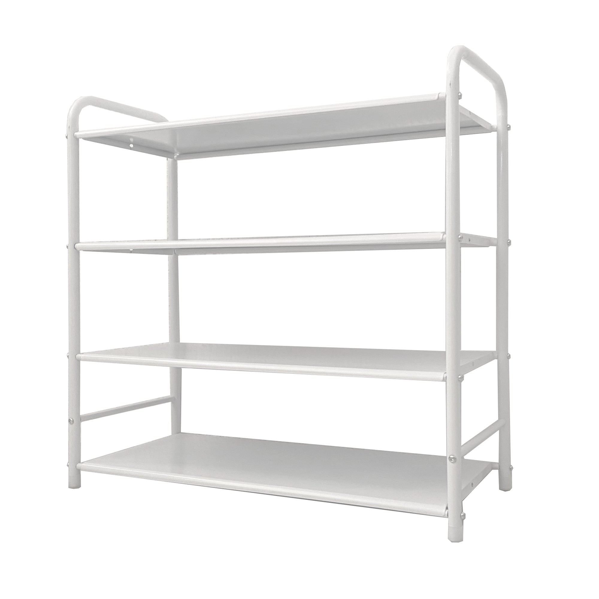 Scarpiera metallica 16 paia Bianco Nyana Home