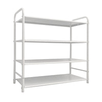 Scarpiera metallica 16 paia Bianco Nyana Home