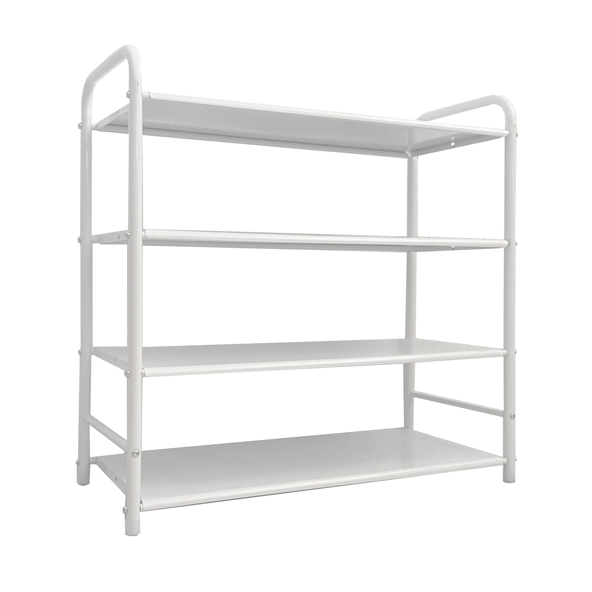 Scarpiera metallica 16 paia Bianco Nyana Home