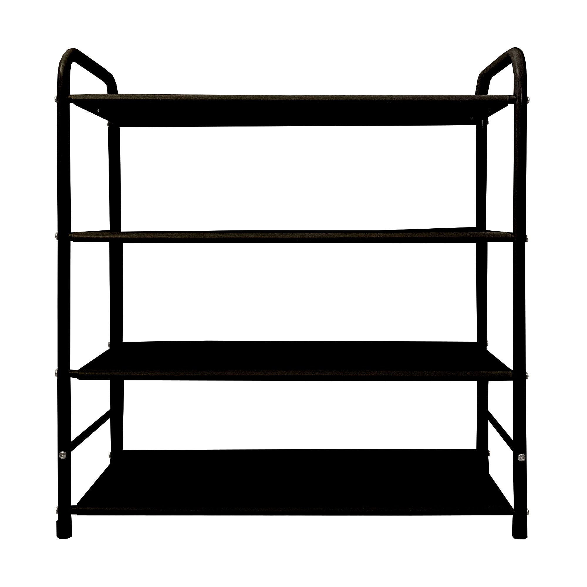 Scarpiera metallica 16 paia Nero Nyana Home