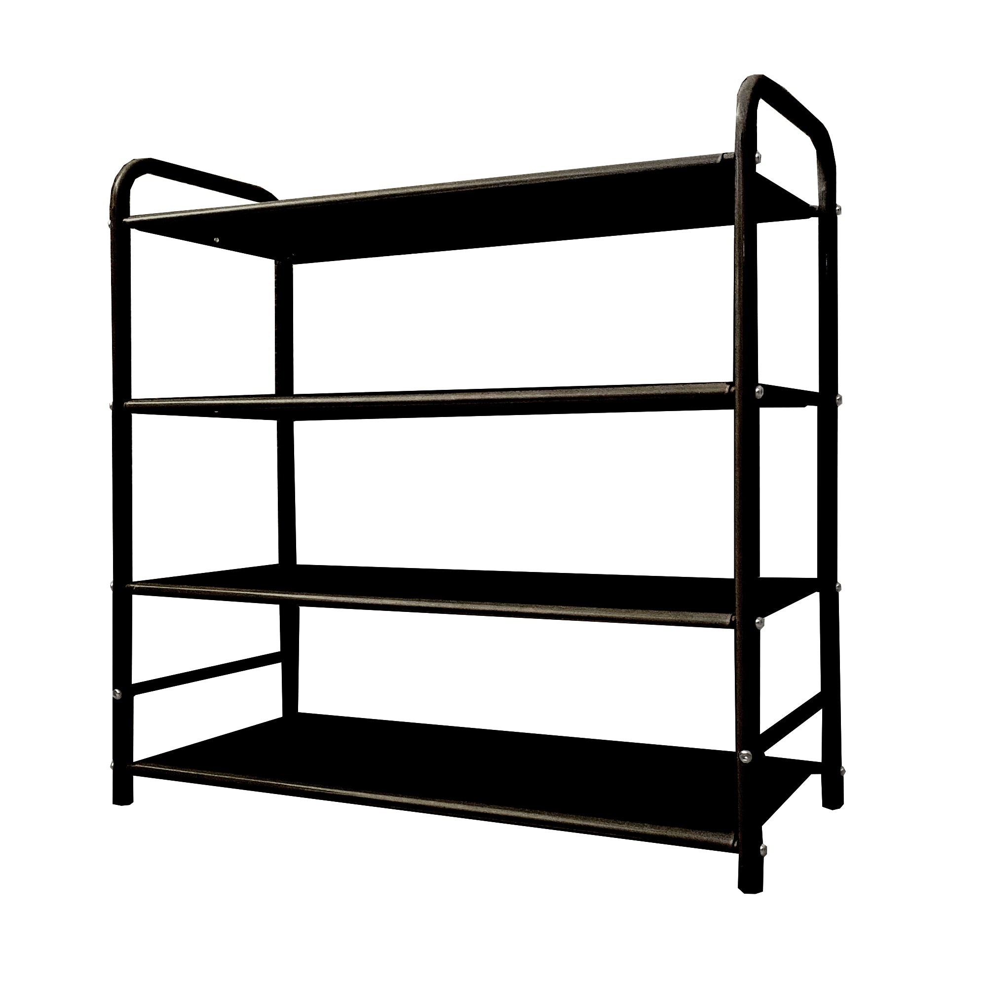 Scarpiera metallica 16 paia Nero Nyana Home