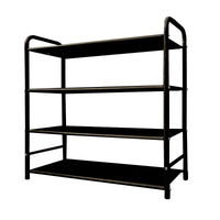 Scarpiera metallica 16 paia Nero Nyana Home