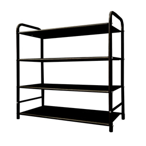 Scarpiera metallica 16 paia Nero Nyana Home