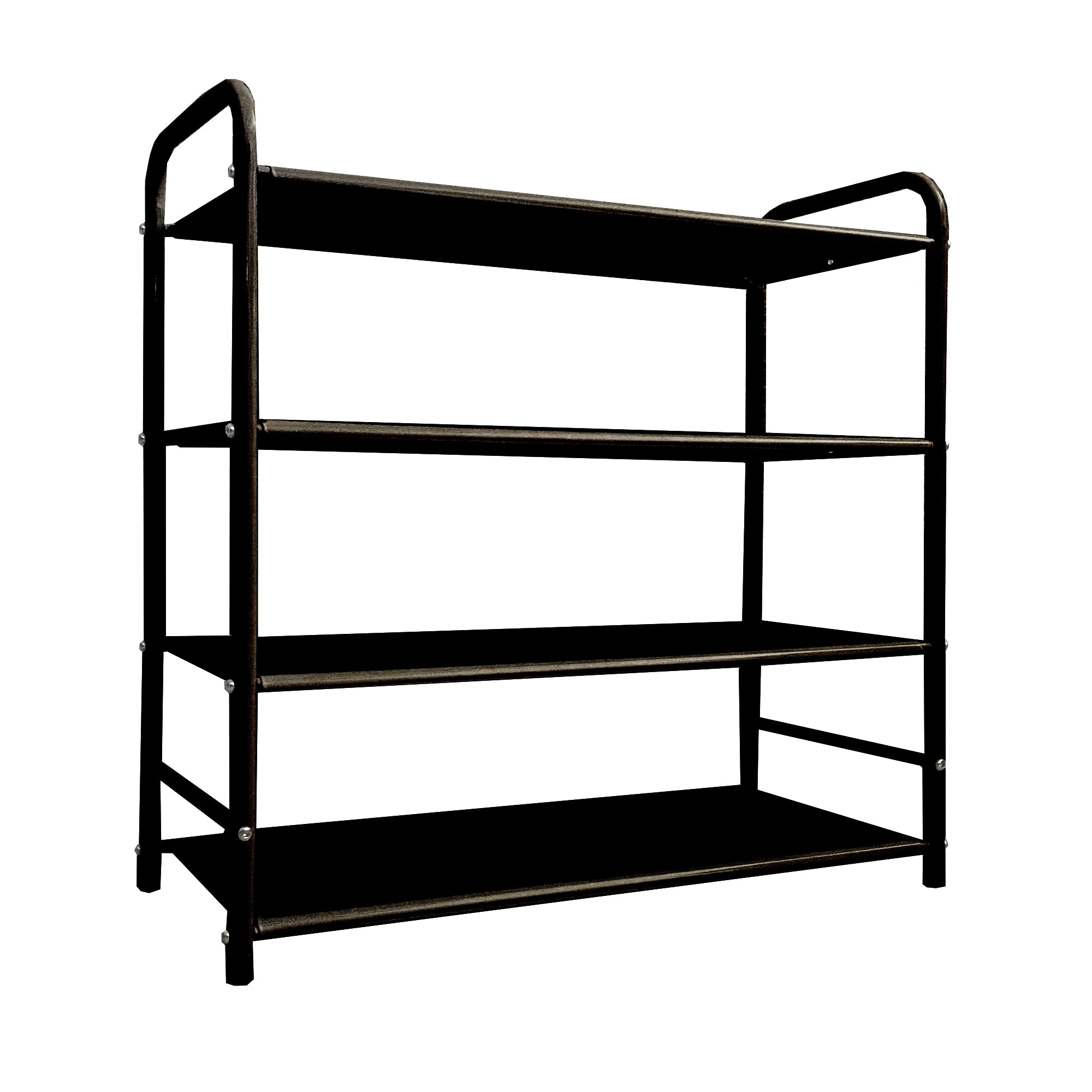 Scarpiera metallica 16 paia Nero Nyana Home