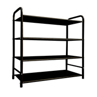 Scarpiera metallica 16 paia Nero Nyana Home