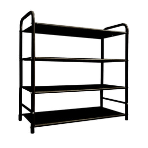 Scarpiera metallica 16 paia Nero Nyana Home