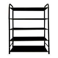 Scarpiera metallica 20 paia Nero Nyana Home