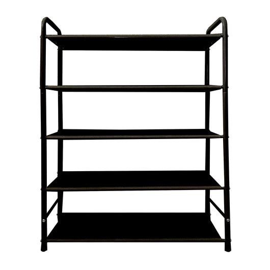 Scarpiera metallica 20 paia Nero Nyana Home