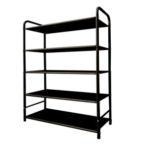 Scarpiera metallica 20 paia Nero Nyana Home