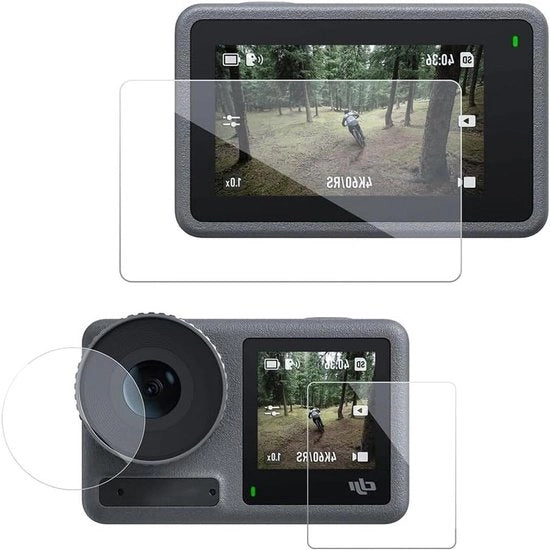Film Protettivo per Camera [5 Pack] Copertura in Vetro Temprato Adatto per DJI OSMO Action 4 Camera
