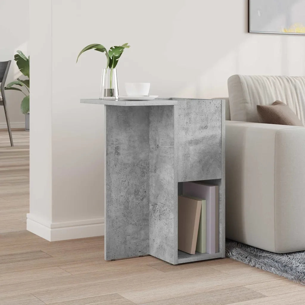Tavolino Grigio cemento 35 x 40 x 55 cm Legno multistrato 891099