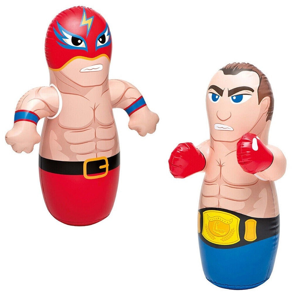 Trade Shop - Personaggio Gioco Gonfiabile 3d Sempre In Piedi Bambini Modelli Assortiti 44672 -