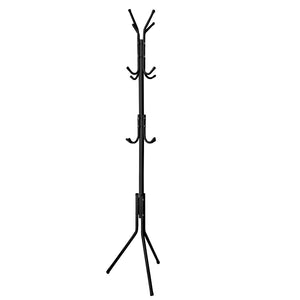 Appendiabiti da terra in metallo Nyana Home con 11 ganci per appendere nero