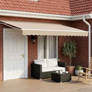 Tenda retrattile manuale Beige 4 × 3,5 m 3420281